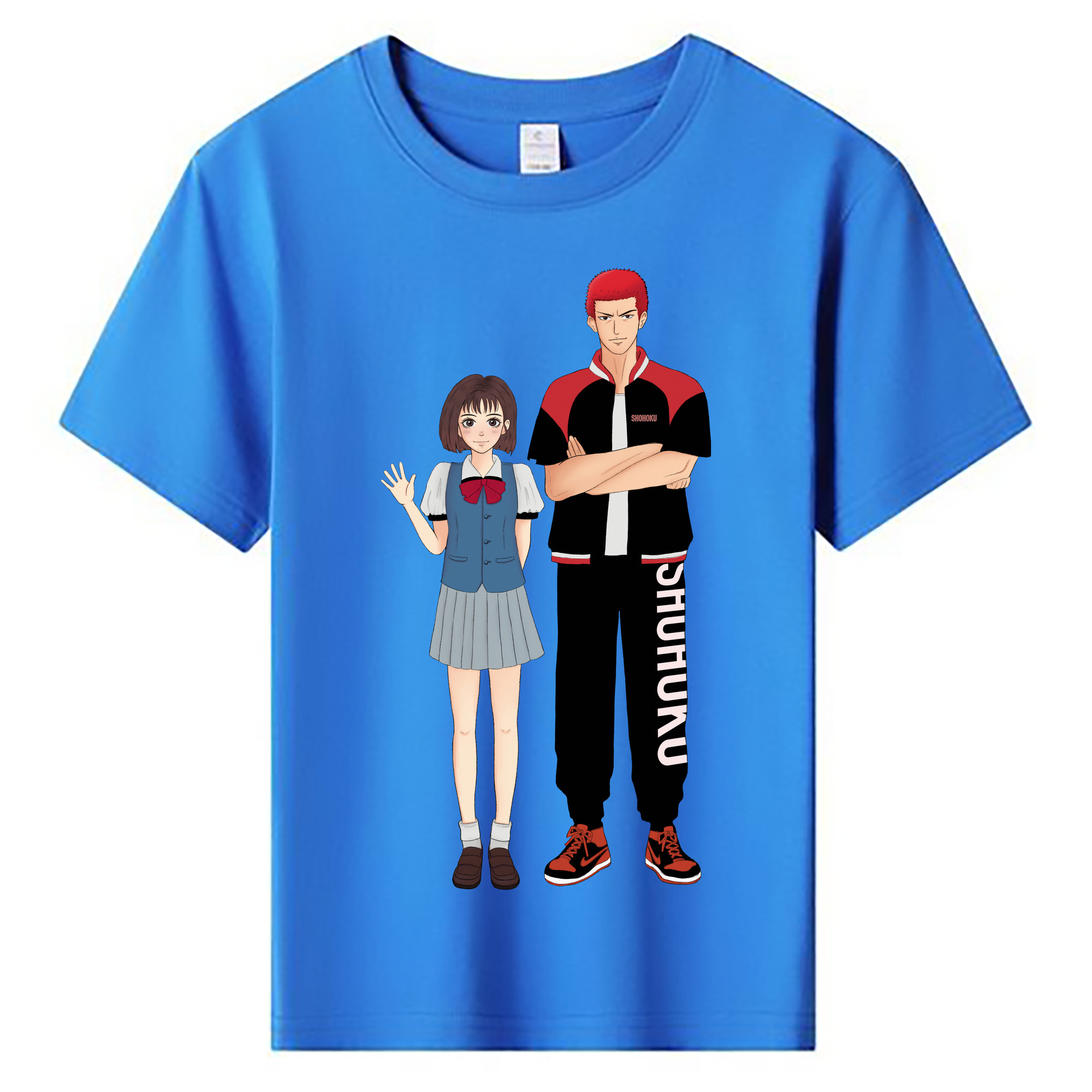 （画像用） SLAM DUNK／スラムダンク 綿100％キッズTシャツ（フロントプリント）